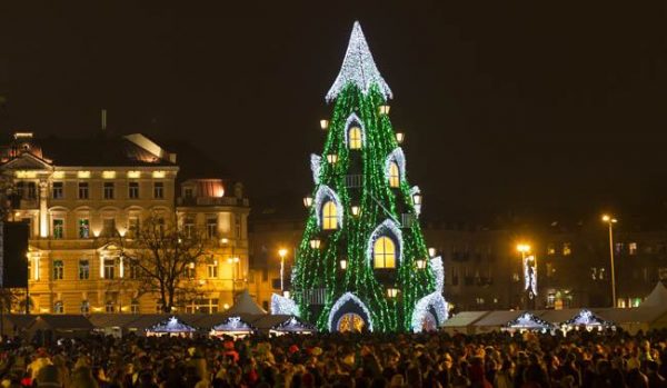 Christmas tree in Lithuania