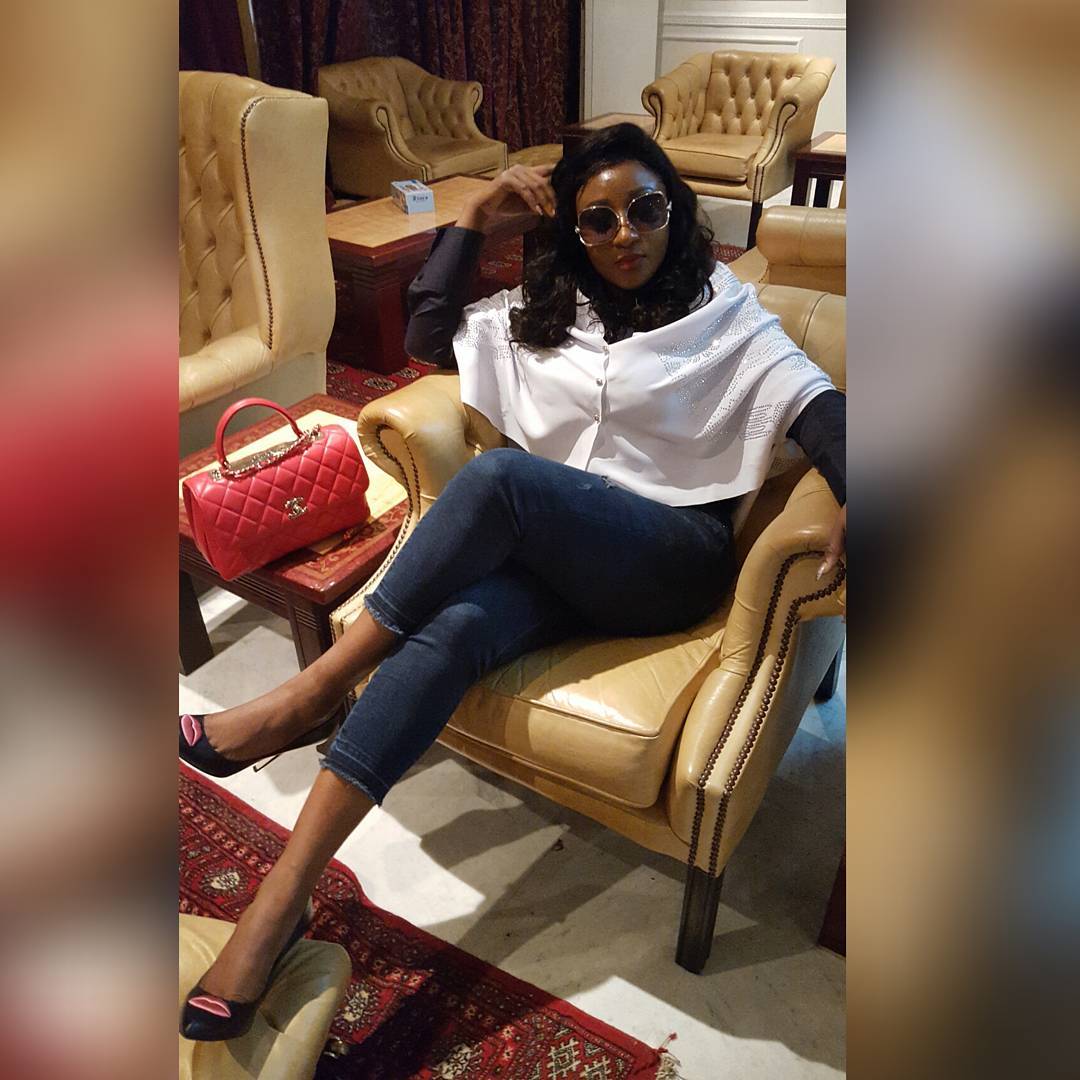 Still in the first class lounge about to fly