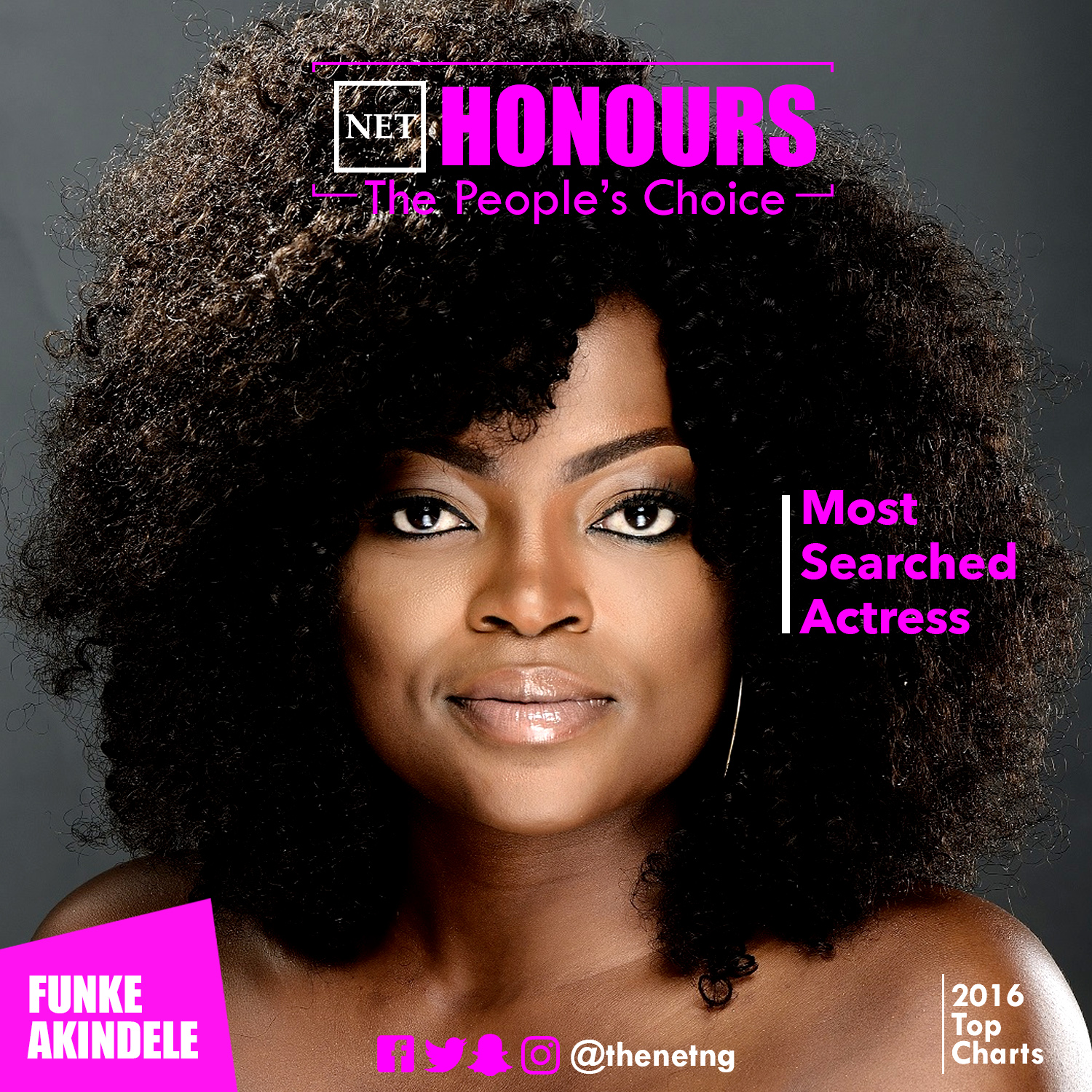 3 NET Honours Funke Akindele