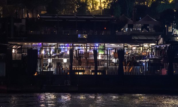 Forensic officers work inside the Reina nightclub, one of the Istanbul’s most exclusive party spots. Photograph: Ozan Kose/AFP/Getty Images