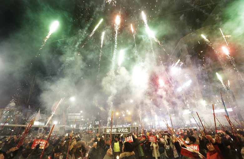 Photograph: Ahn Young-joon/AP