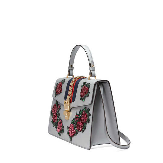 431665_CVL3G_1766_002_073_0000_Light-Sylvie-embroidered-leather-top-handle-bag