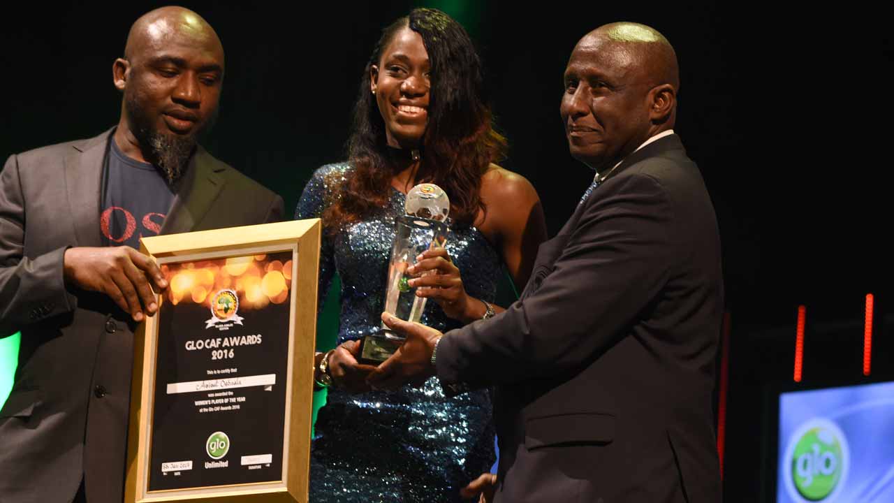 Asisat Oshoala won the Woman Player of the Year