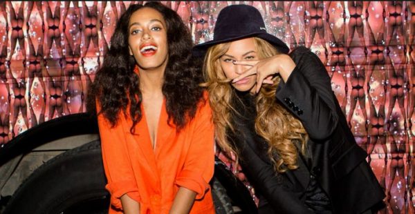 Solange and Beyonce