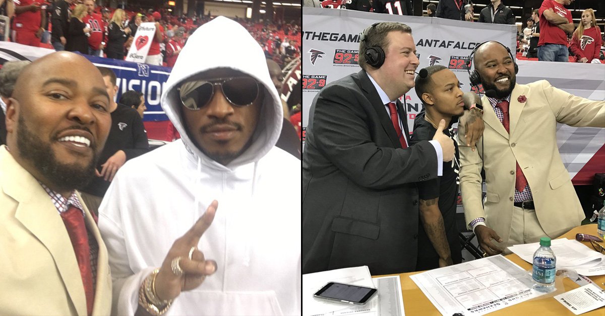 Future and Bow Wow were both in attendance for the game.