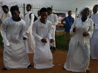 Celestial Church members dancing