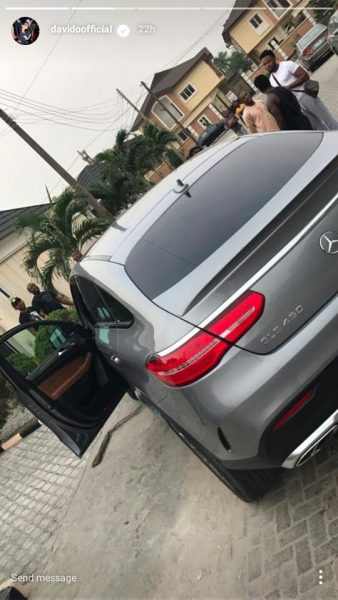 Davido just got himself a Mercedes Benz GLE 450