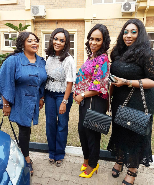 Nolywood and Yoruba movie stars were present at the gig.