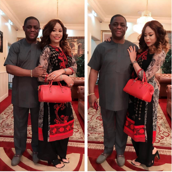 Femi Fani-Kayode with Precious Chikwendu