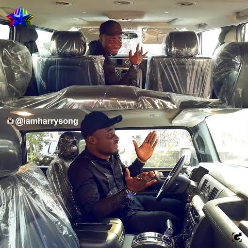 Harrysong gets Hummer Jeep from Five Star Music