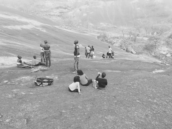 The kids enjoyed climbing Obangogo, as much as they loved the view