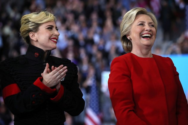Lady Gaga and Hillary