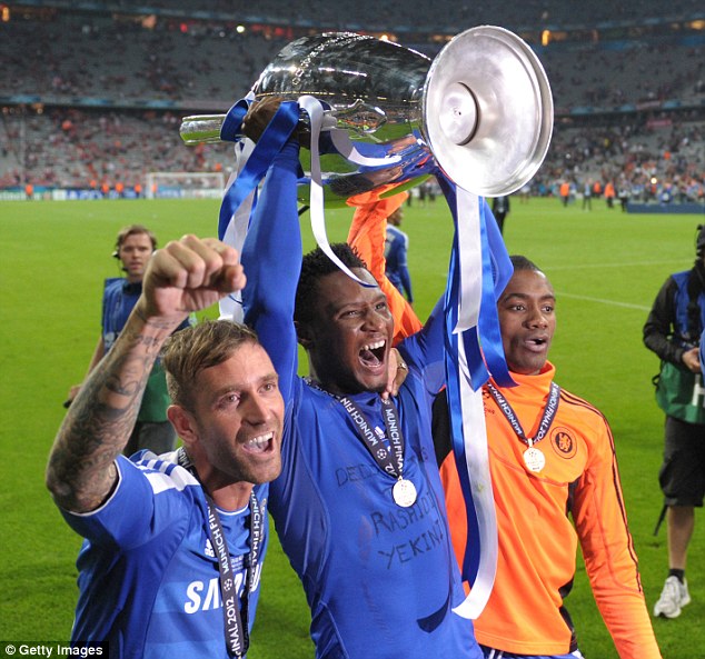 Mikel Obi played a pivotal role under Roberto Di Matteo when Chelsea won their first ever Champions League title in 2012/13 season.