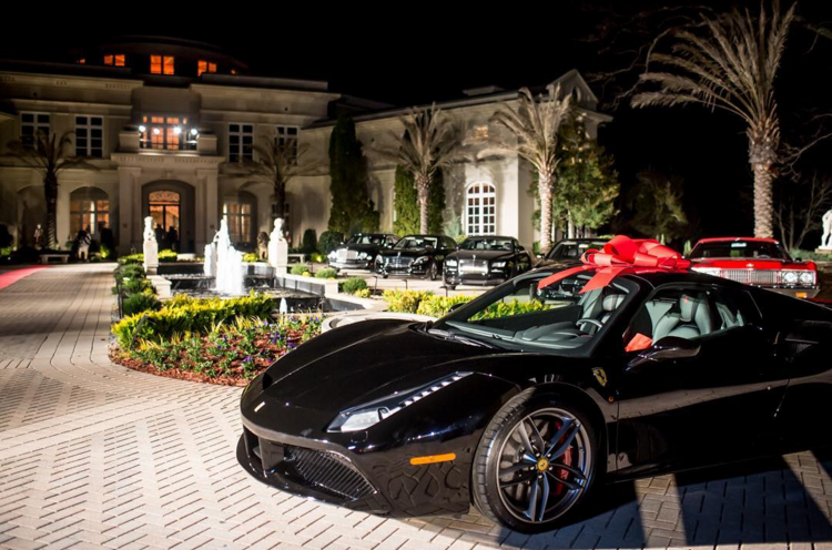 And he got a Ferrari from Bel Air Rose