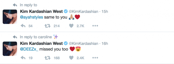 Kim comments