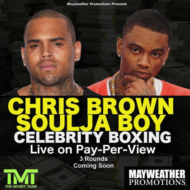 Mayweather posted this flyer himself - this goes to show just how serious this is getting.