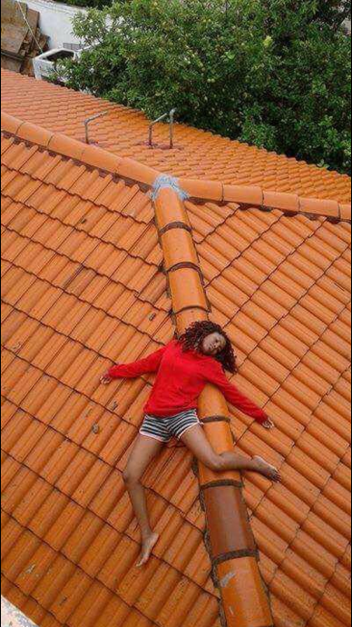 Or how some even took their to their roofs