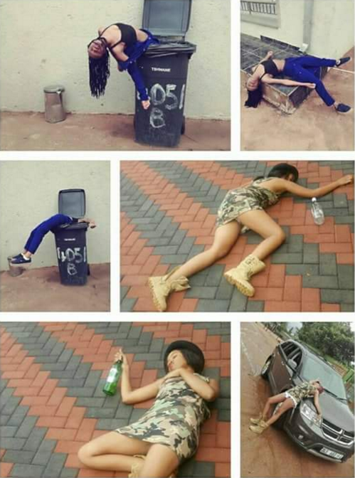 But then it's all a dead pose