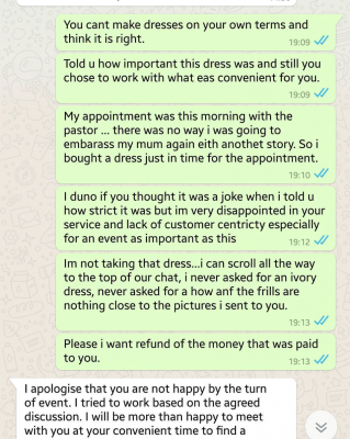 Angry bride