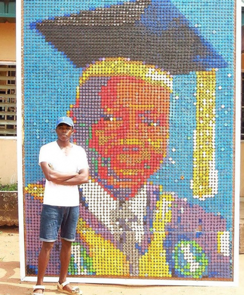 Talented student , Josh Egesi