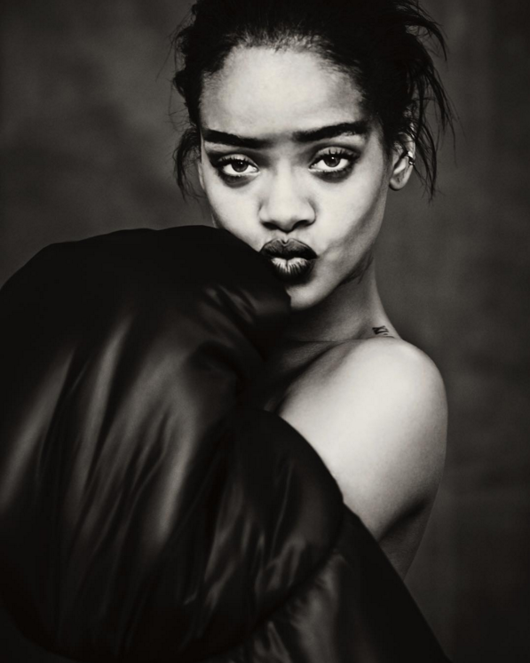 RiRi posted this picture with caption; the face you make when you a immigrant #stayawayfromthechickens #iheartnuggets #saveourhens.