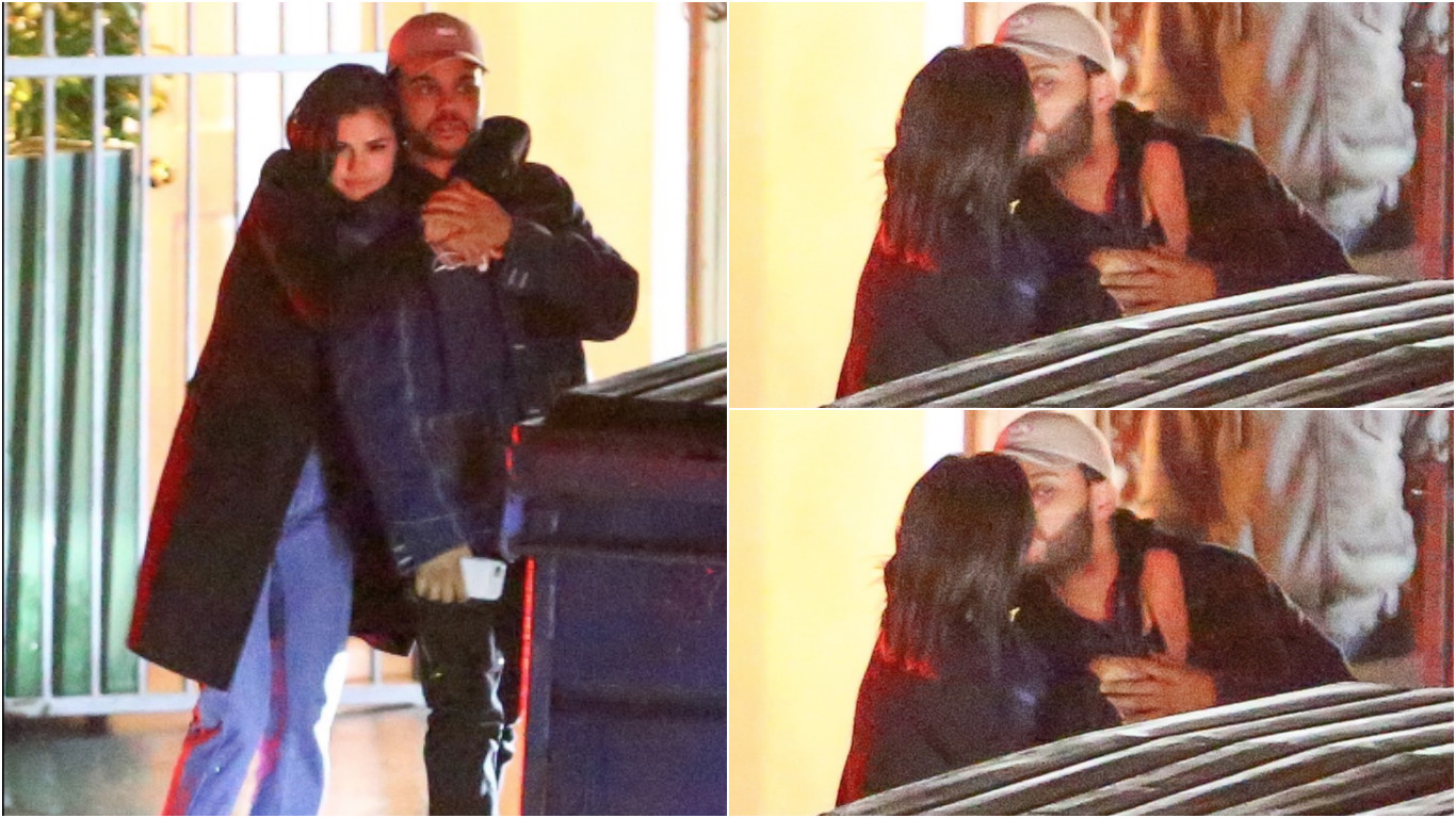 The Weeknd is bouncing back from Bella Hadid just fine by making out with Selena Gomez.