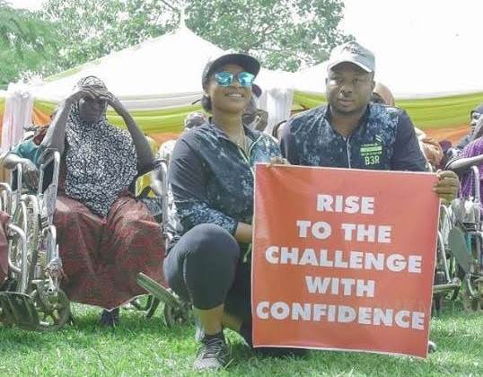 Churchhill and Tonto at a Charity event