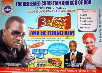 pasuma rccg church crusade