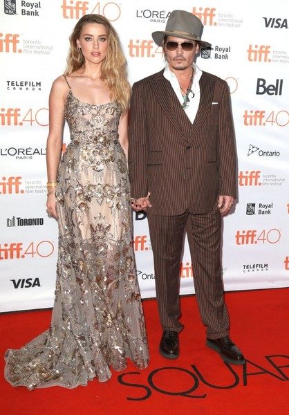 Amber Heard and Johnny Depp