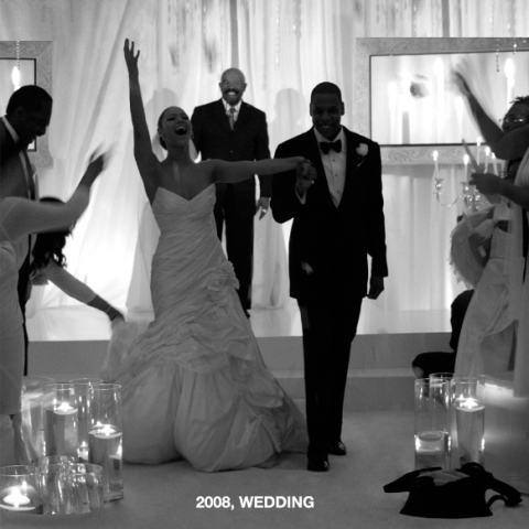Would you look at this joyous wedding shot?