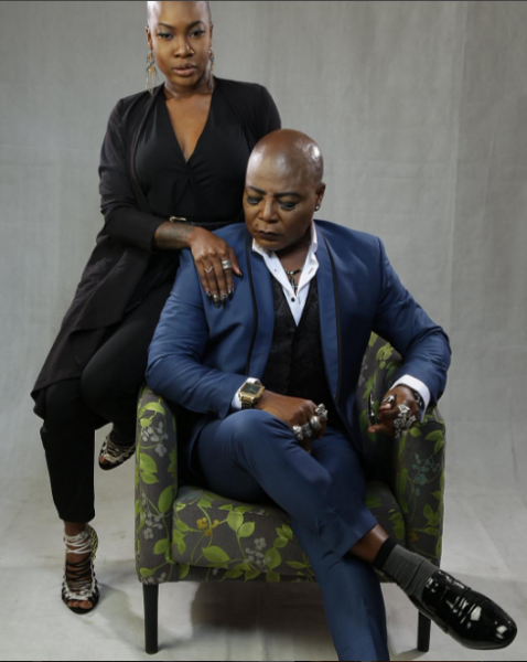 Charly Boy and daughter