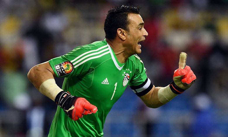 Egypt’s goalkeeper Essam El-Hadary