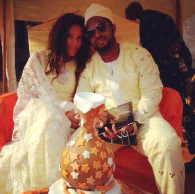 It appears they really got married. As seen in this picture.