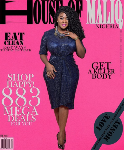 Mercy Johnson looking glamorous and showing off that glorious body