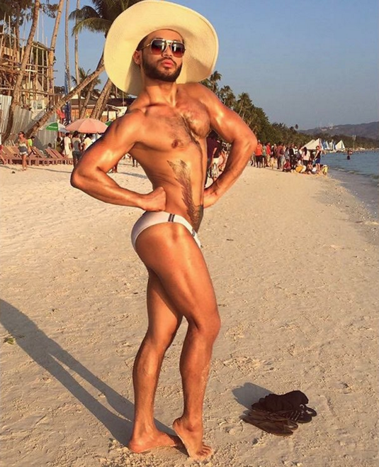 Or even when he hits the beach!