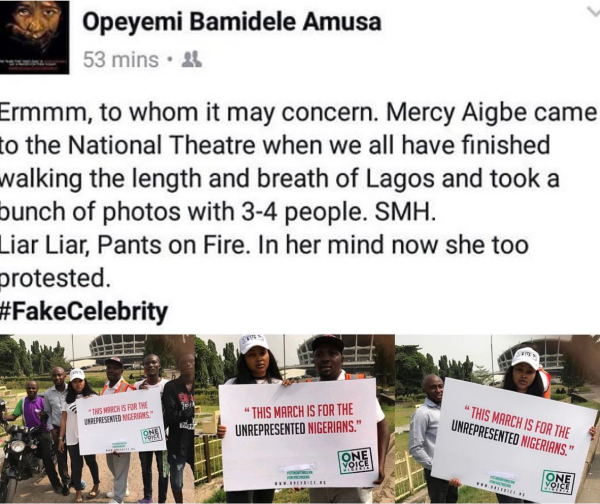 Mercy Aigbe called out
