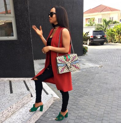 Gucci bag and shoes