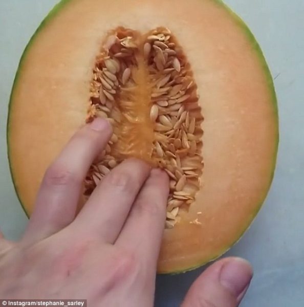 Seductive cantaloupe