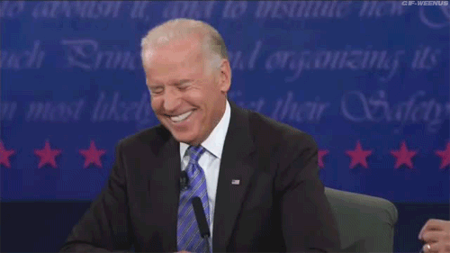 joe biden laughing meme