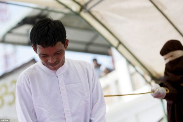 Her lover was also dealt the same 26 strokes