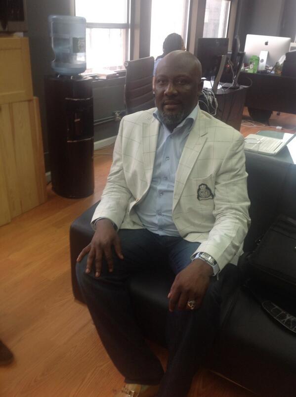 Dino Melaye in SR office back in 2013