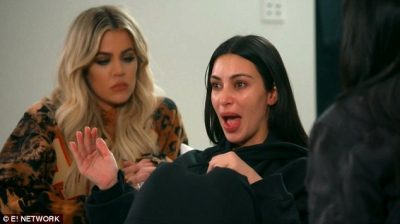 Kim Kardashian crying Khloe Kardashian