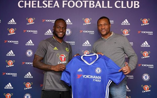 Victor Moses and Michael Emenalo