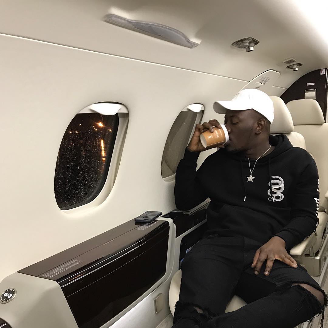 Dammy Krane living the jet life