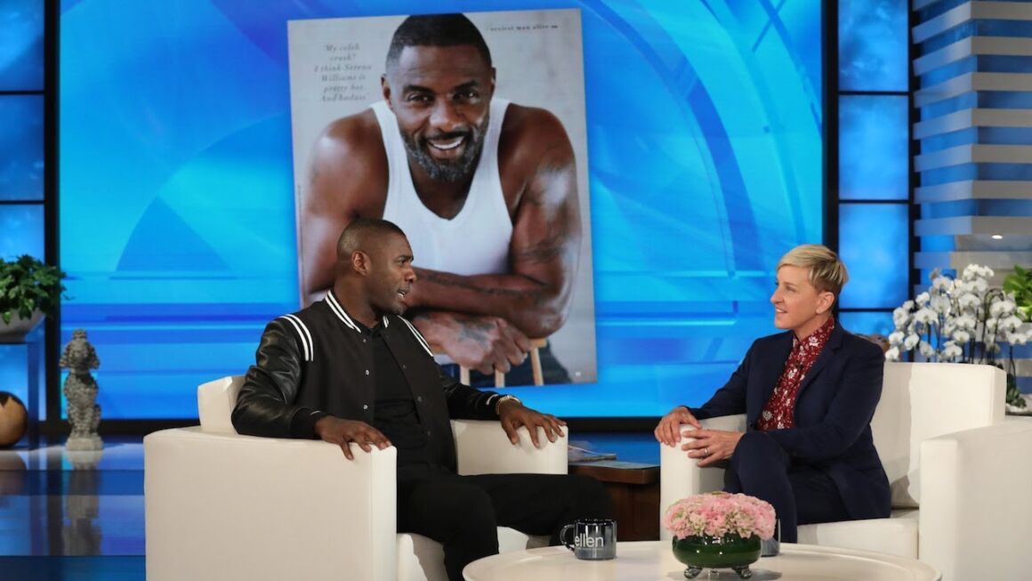 Idris Elba and Ellen DeGeneres