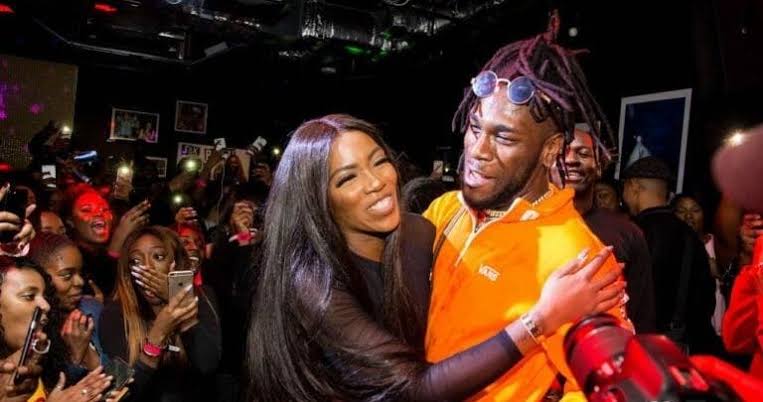 Tiwa Savage and Burna Boy