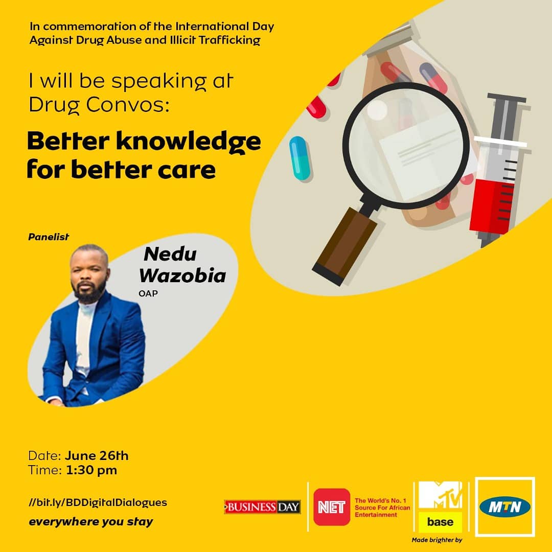Nedu Wazobia to Speak at MTN Drug Convos