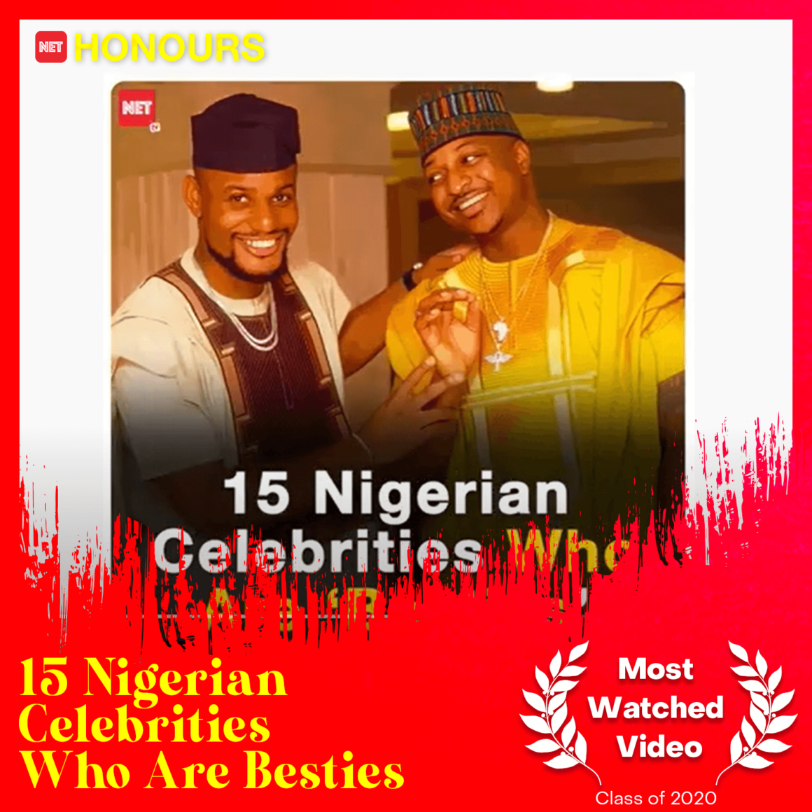 net honours most watched video