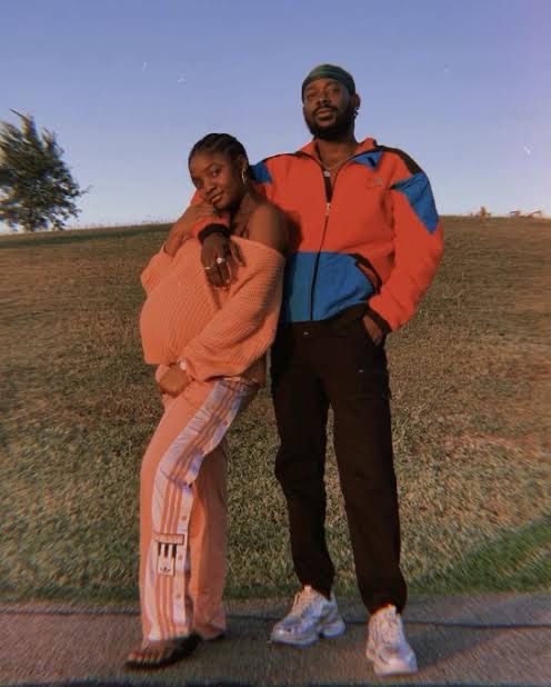 Pregnant Simi and her husband