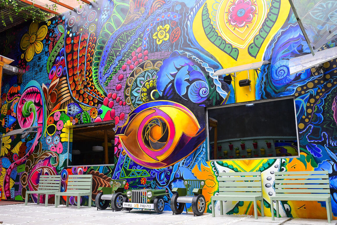 The Garden at the BBNaija Lockdown House